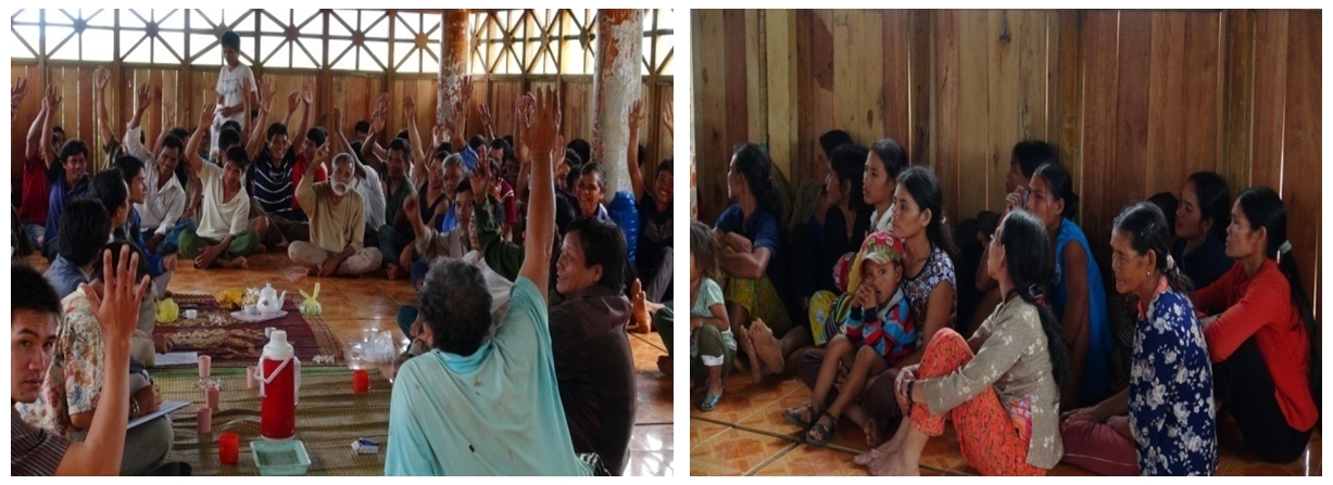 Cộng đồng buôn Ka Bầy (dân tộc Gia Rai)  thảo luận xây dựng hương ước bảo vệ rừng